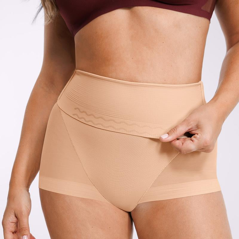 SHAPELLX Tummy Control Shapewear for Women High Waisted Body Shaper Underwear Compression Panty Invisible Girdle