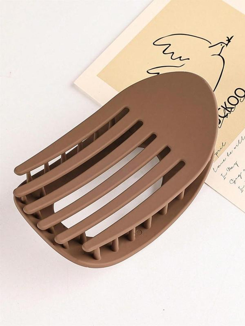 Upgrade Your Hair Game with Our 4-Piece Seamless Flat Oval Hair Clip Set - Stylish, Durable, and Perfect for Any Hairstyle!