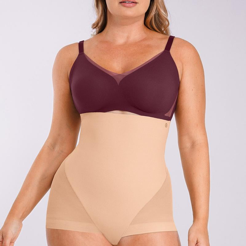 SHAPELLX Tummy Control Shapewear for Women High Waisted Body Shaper Underwear Compression Panty Invisible Girdle