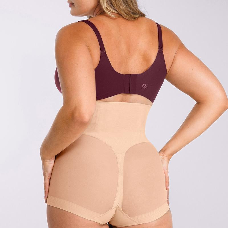 SHAPELLX Tummy Control Shapewear for Women High Waisted Body Shaper Underwear Compression Panty Invisible Girdle