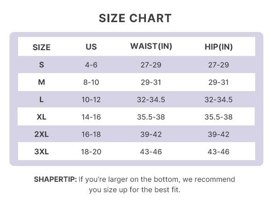 SHAPELLX Tummy Control Shapewear for Women High Waisted Body Shaper Underwear Compression Panty Invisible Girdle