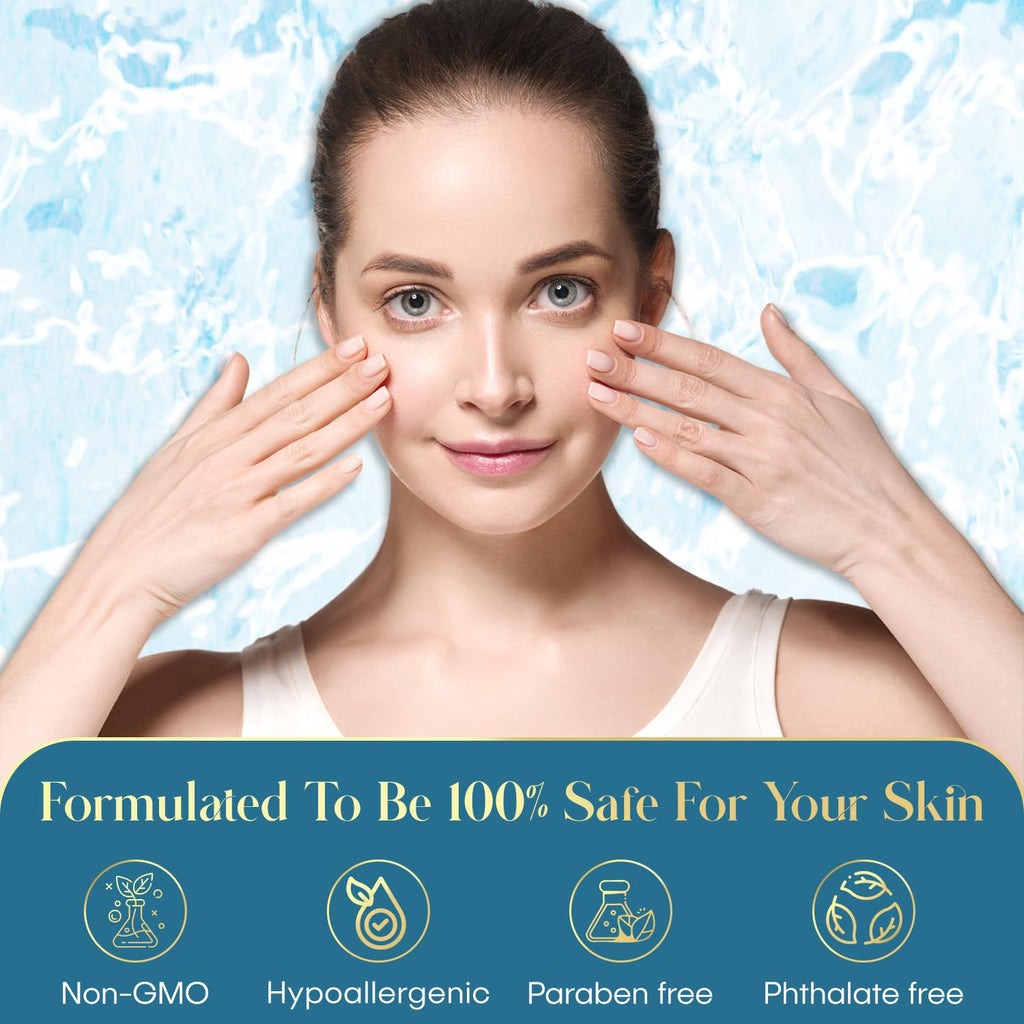 Revitalize Your Skin with Our Hyaluronic Acid & Collagen Wrinkle Reducing Serum - Deep Hydration for a Plump, Smooth Complexion - Dermatologist Approved, Clean Beauty from Korea - 1.69 FL.OZ.