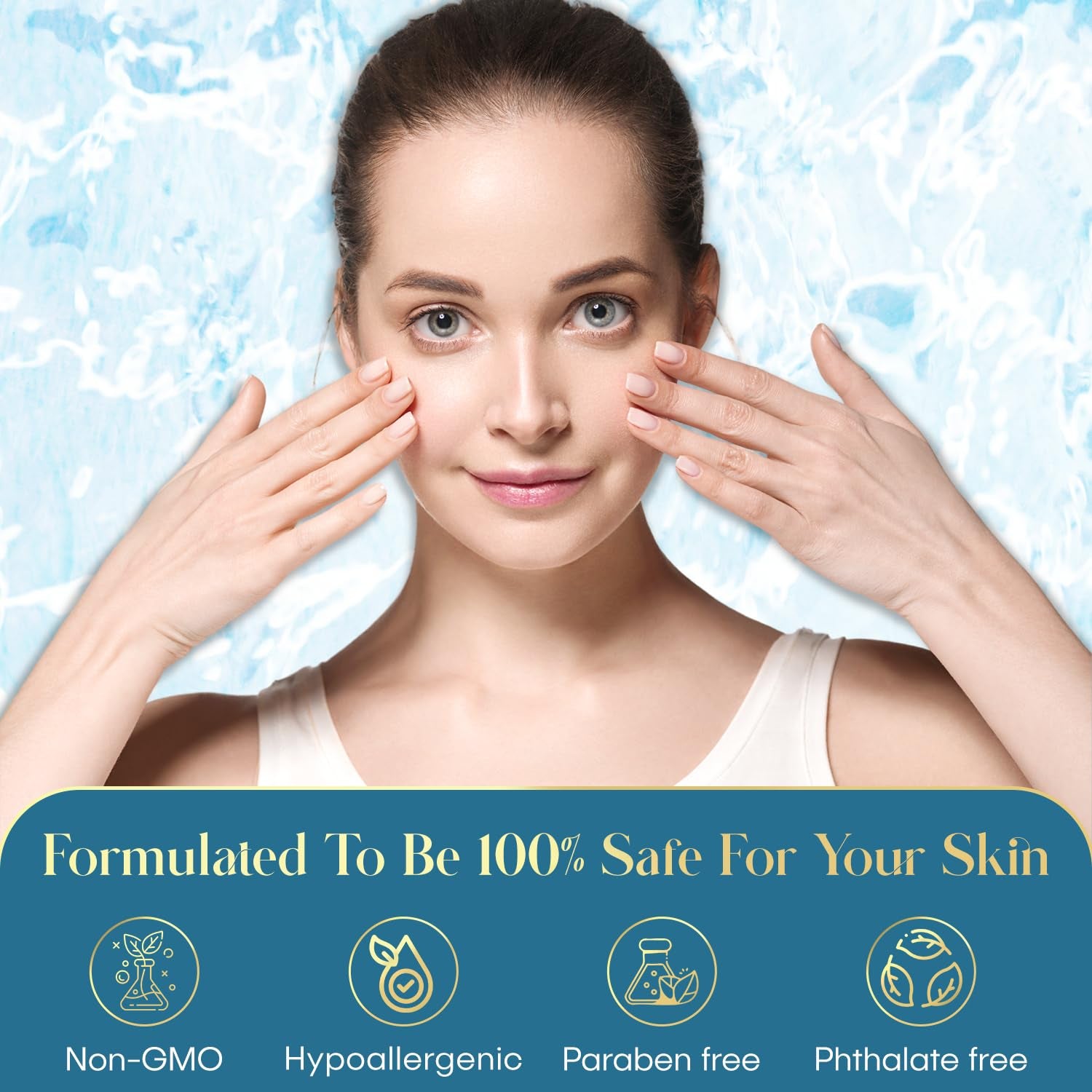 Revitalize Your Skin with Our Hyaluronic Acid & Collagen Wrinkle Reducing Serum - Deep Hydration for a Plump, Smooth Complexion - Dermatologist Approved, Clean Beauty from Korea - 1.69 FL.OZ.